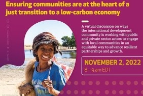 Ensuring communities are at the heart of a just transition to a low-carbon economy 