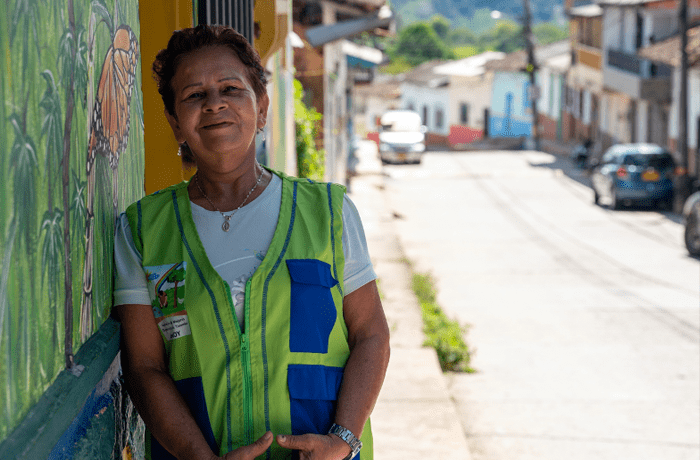A local Pact partner in Yolombo, Colombia. Credit: Brian Clark/Pact
