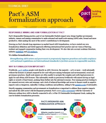 A screen shot of a fact sheet called "Pact's ASM formalization approach".