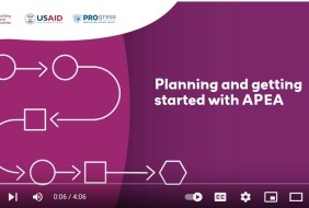 Video: Planning and getting started with Applied Political Economy Analysis (APEA)
