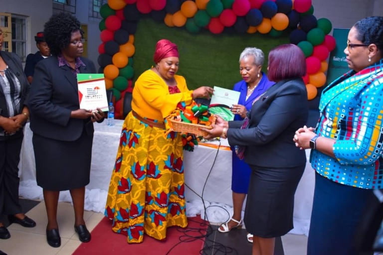 The Ministry of Community Development and Social Services in Zambia hosted a ceremony on November 9, 2023 to celebrate the handover of ACHIEVE-supported Community Case Management and Child Safeguarding materials. 