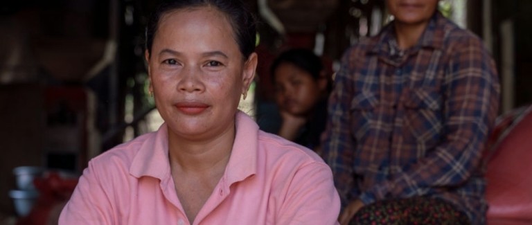 A Pact project participant in Cambodia